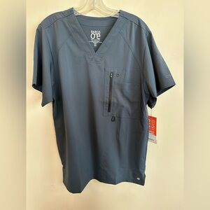 Barco One Scrub Top In Pewter